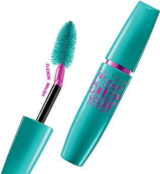 Mascara, Drugstore, Makeup, Beauty, Review - Volum' Express Mascara Mega Plush Volume By Maybelline (400x355), Png Download