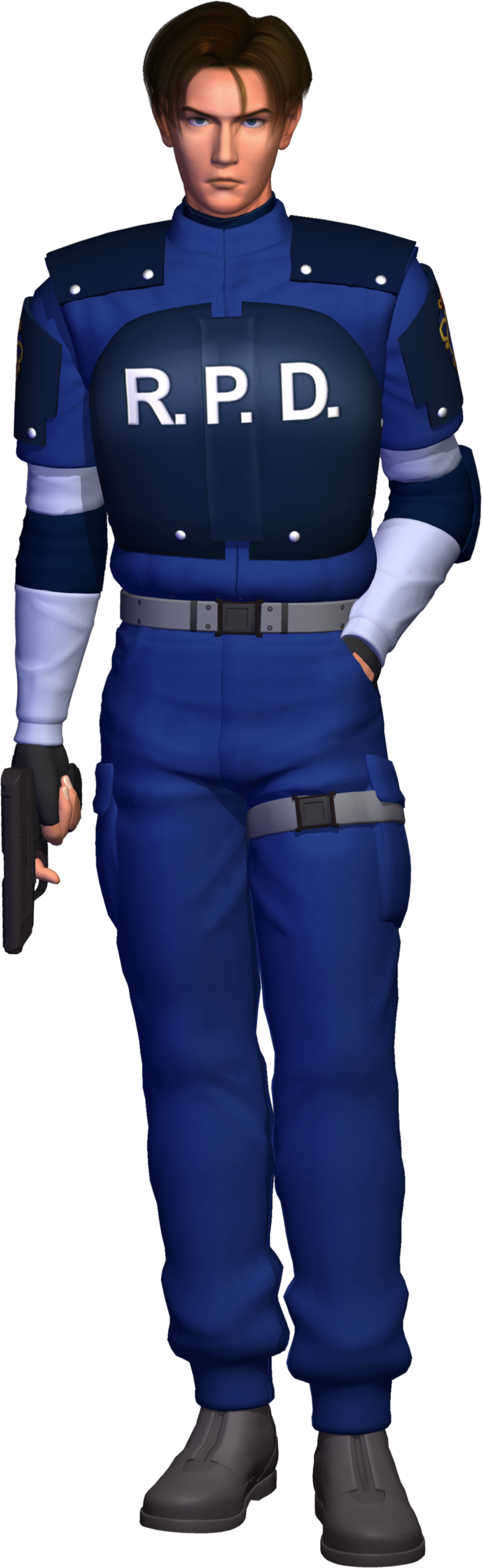 Png - Leon Scott Kennedy Re2 (1134x3691), Png Download