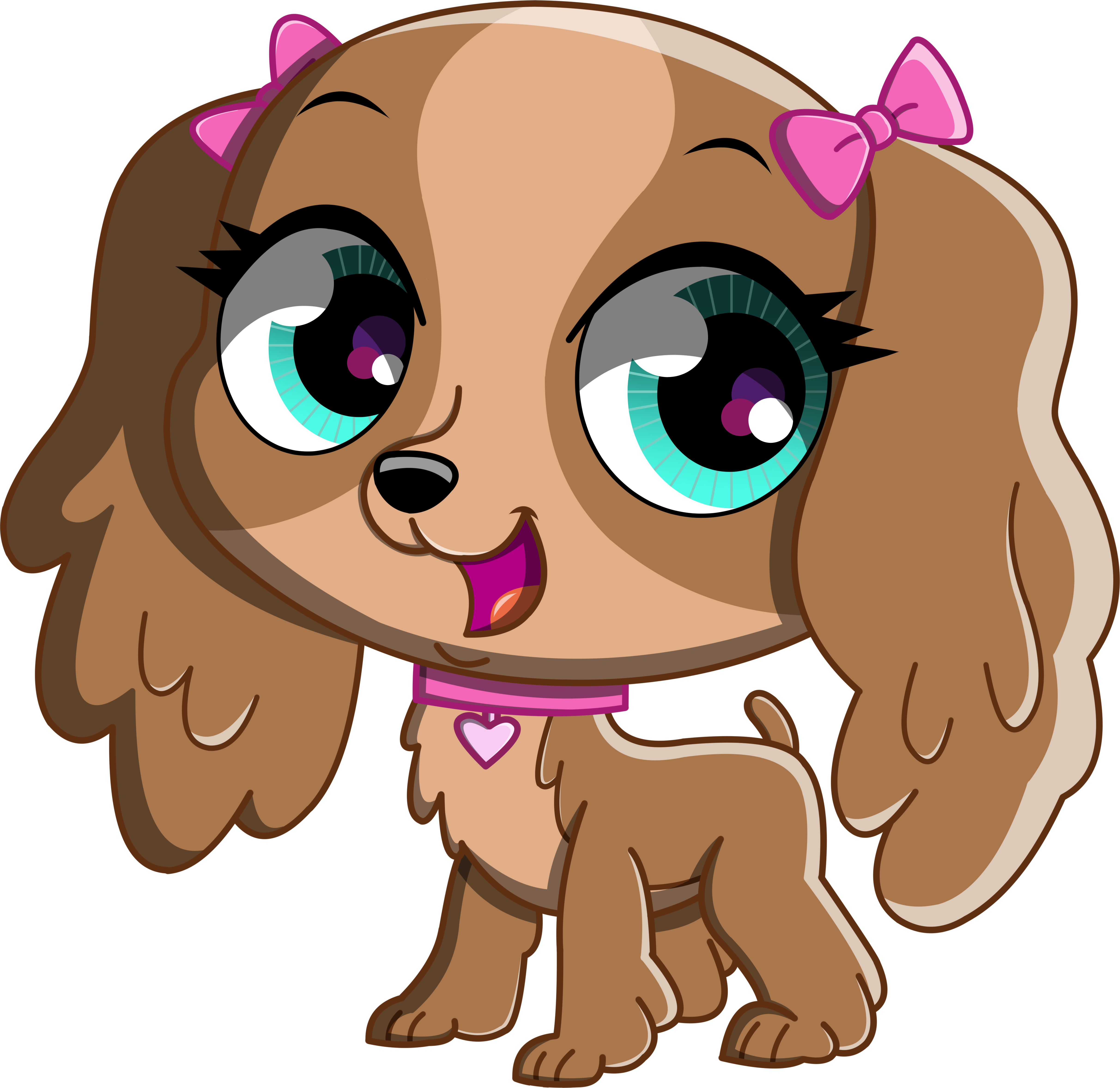 Shivering Dog Clipart - Littlest Pet Shop Png (4850x4710), Png Download