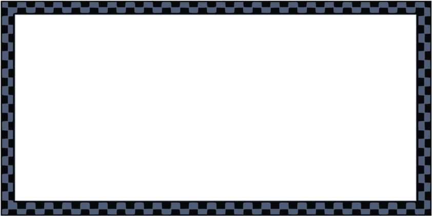 Com Border Dark Blue Black Checkered - Back To School: Composition Notebook (958x479), Png Download