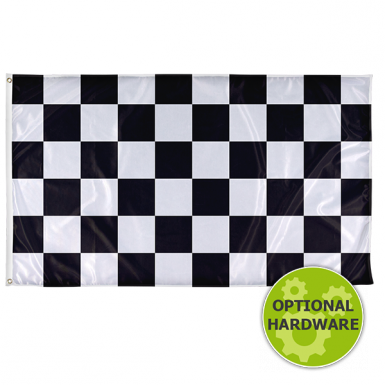 Checkered Flag - Green Checkerboard (385x385), Png Download