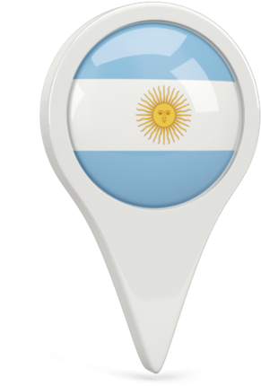 Illustration Of Flag Of Argentina - Argentina Flag Pin Png (640x480), Png Download