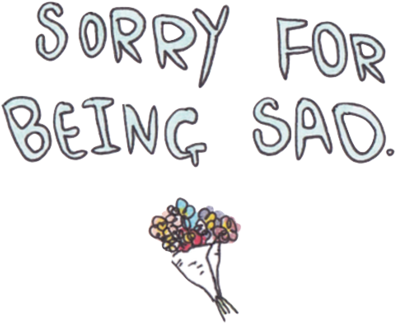 Flowers, Overlay, And Png Image - Sorry For Being Sad (500x393), Png Download