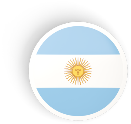 Illustration Of Flag Of Argentina - Argentina Flag Oval Png (640x480), Png Download