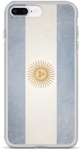 Argentina Flag Iphone Case - Mobile Phone Case (600x600), Png Download