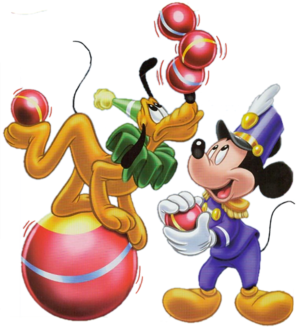 Mickey Mouse, Circus, Pluto, Disney Png, Disney Clipart, - Mickey Circus Png (959x1105), Png Download