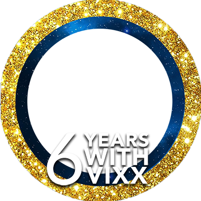 Celebrate Vixx's 6th Anniversary By Decorating In Navy - Vixx 6th Anniversary (400x400), Png Download