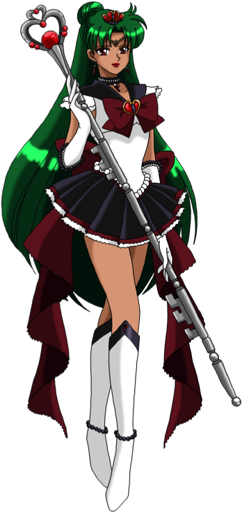 Princess Sailor Pluto (393x809), Png Download
