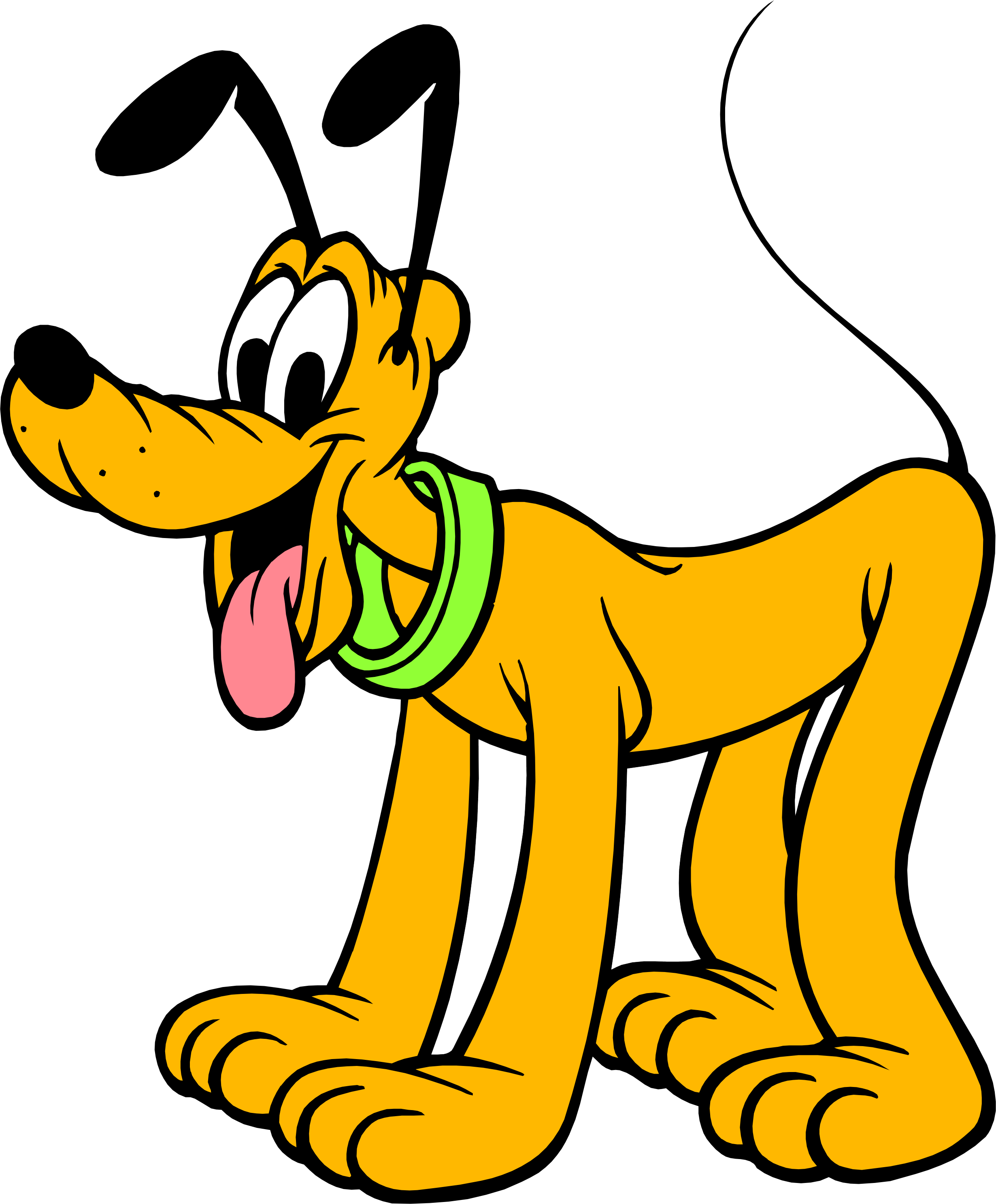 Pluto 04 By Convitex - Pluto Disney (2460x2974), Png Download