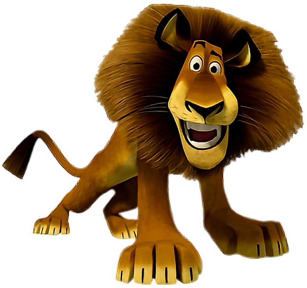 Lion Alex Free On Dumielauxepices Net - Animal Animation (1024x1024), Png Download