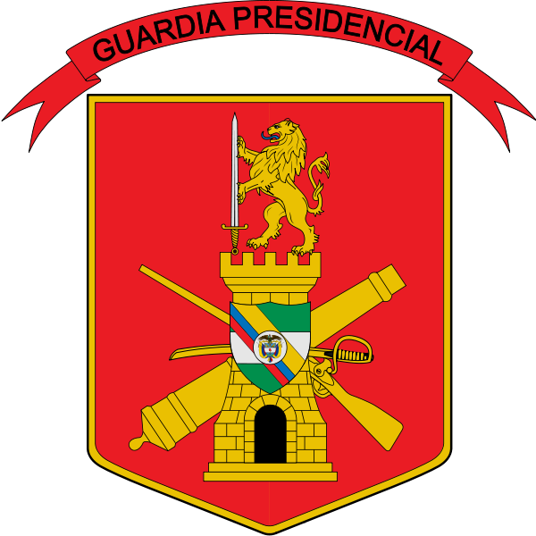 El 7 De Diciembre De 1927 El Señor Presidente Miguel - Escudo Batallon Guardia Presidencial Colombia (600x600), Png Download