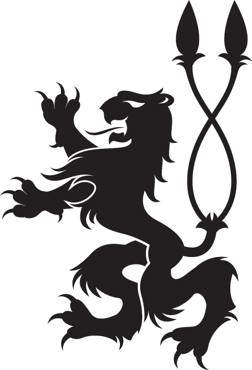 Vector - Coat Of Arms Lion Png (500x733), Png Download