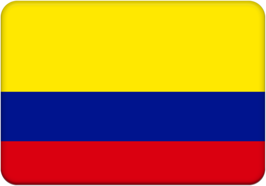 Bandera De Colombia, Simple Style - Colombia Flag Icon Png (640x480), Png Download