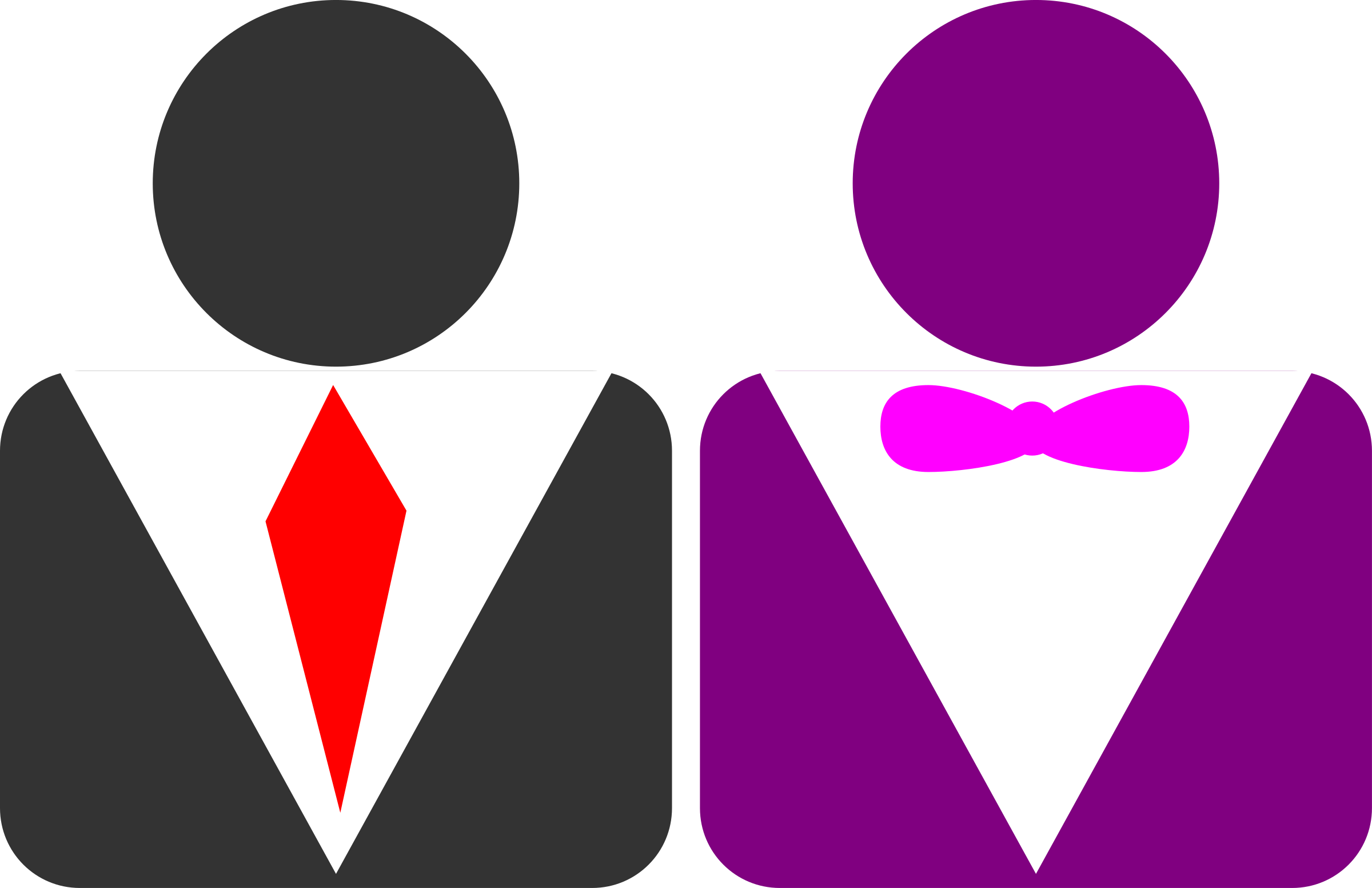 Png Women Looking For Men - Men And Women Vector (2400x1553), Png Download