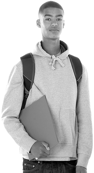 Sma Teen Stop Medicine - Black Teen Boy Png (310x568), Png Download