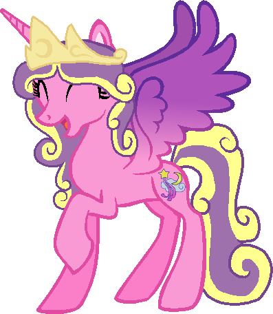 Princess Skyla - My Little Pony Princess Cadence Daughter (397x456), Png Download