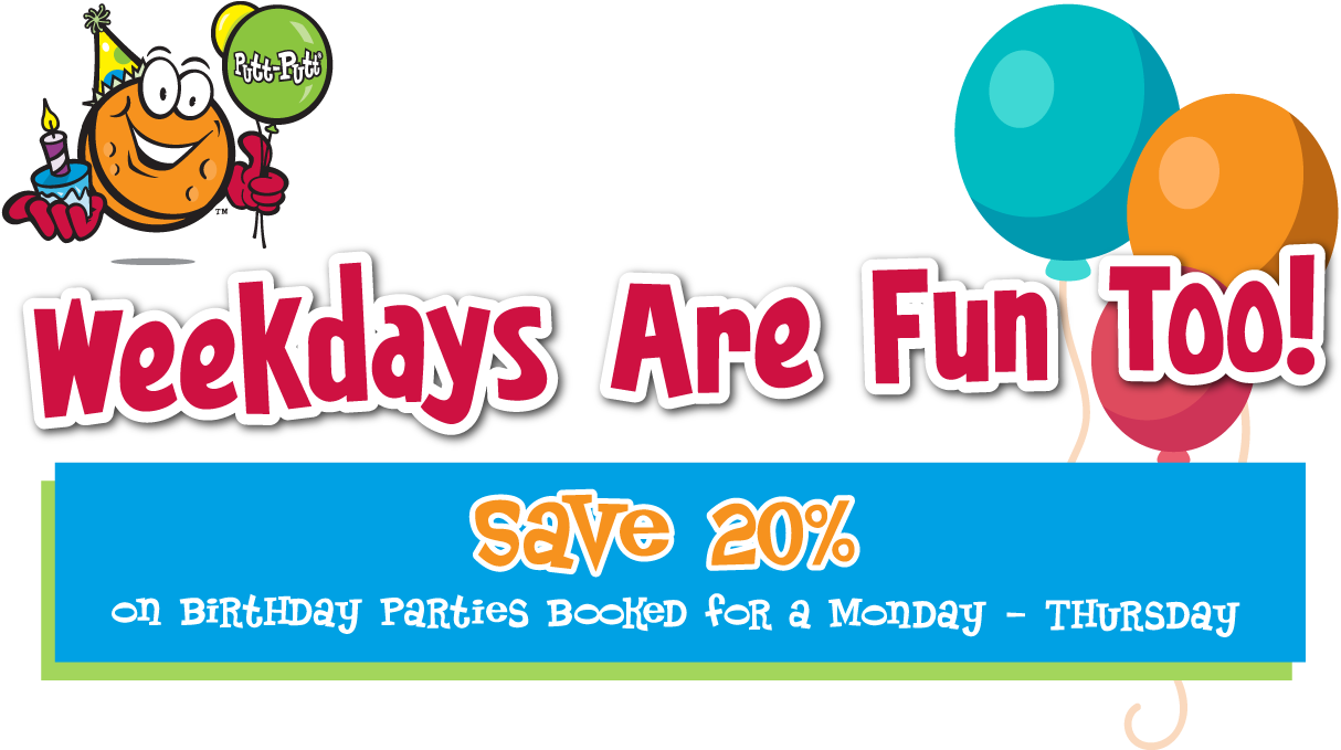 Birthdays - Putt-putt Fun Center (1366x768), Png Download