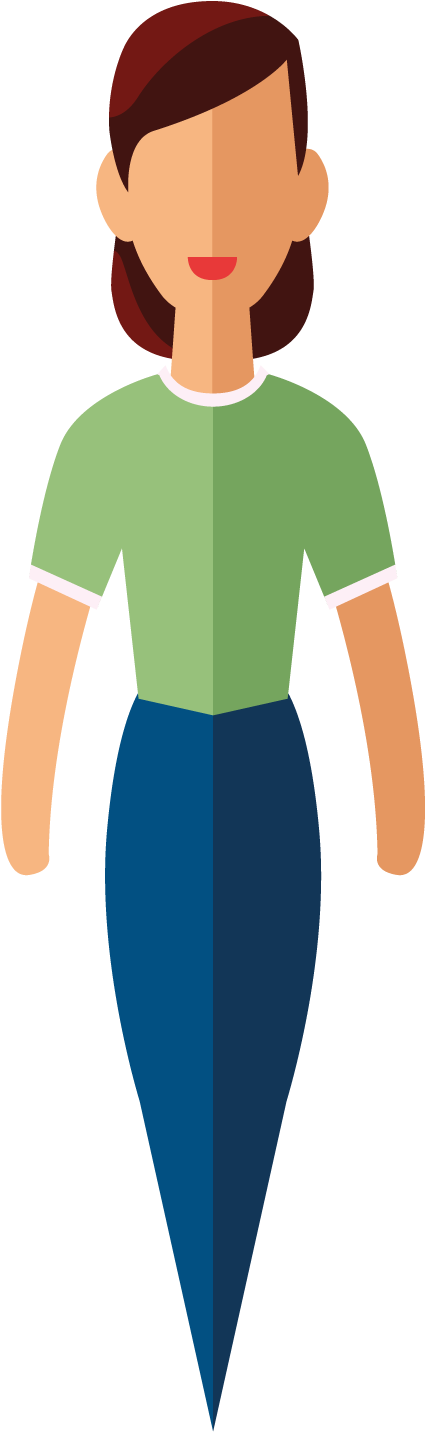 Mujeres Al Mercado Laboral (462x1500), Png Download