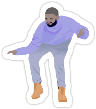 Related Image - Drake Hotline Bling Sticker (375x360), Png Download