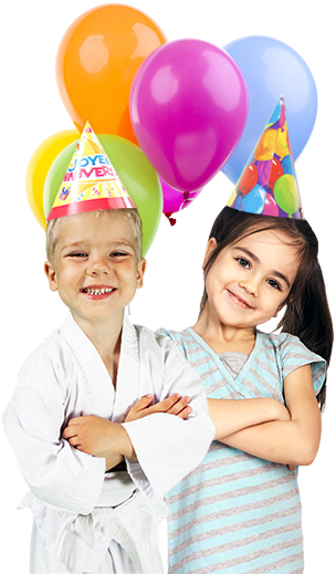 Birthday Parties - Martial Arts Birthday Party (304x519), Png Download