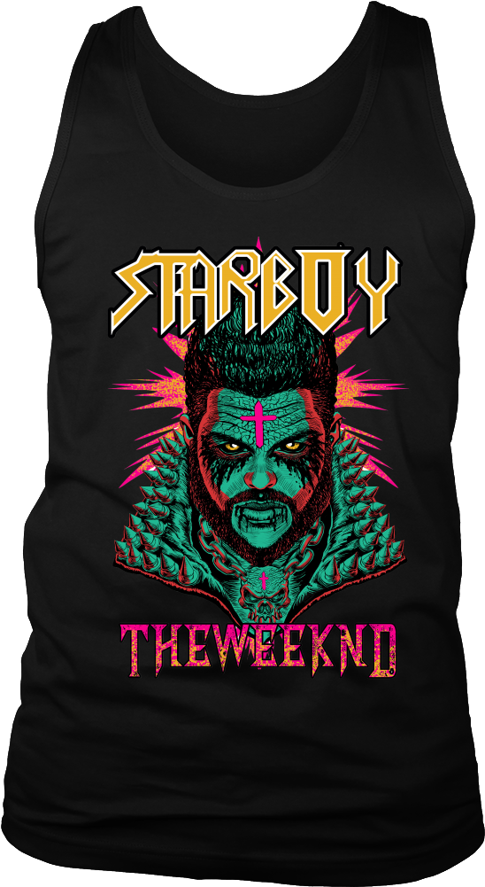 16 Mar - Star Boy The Weeknd (1000x1000), Png Download