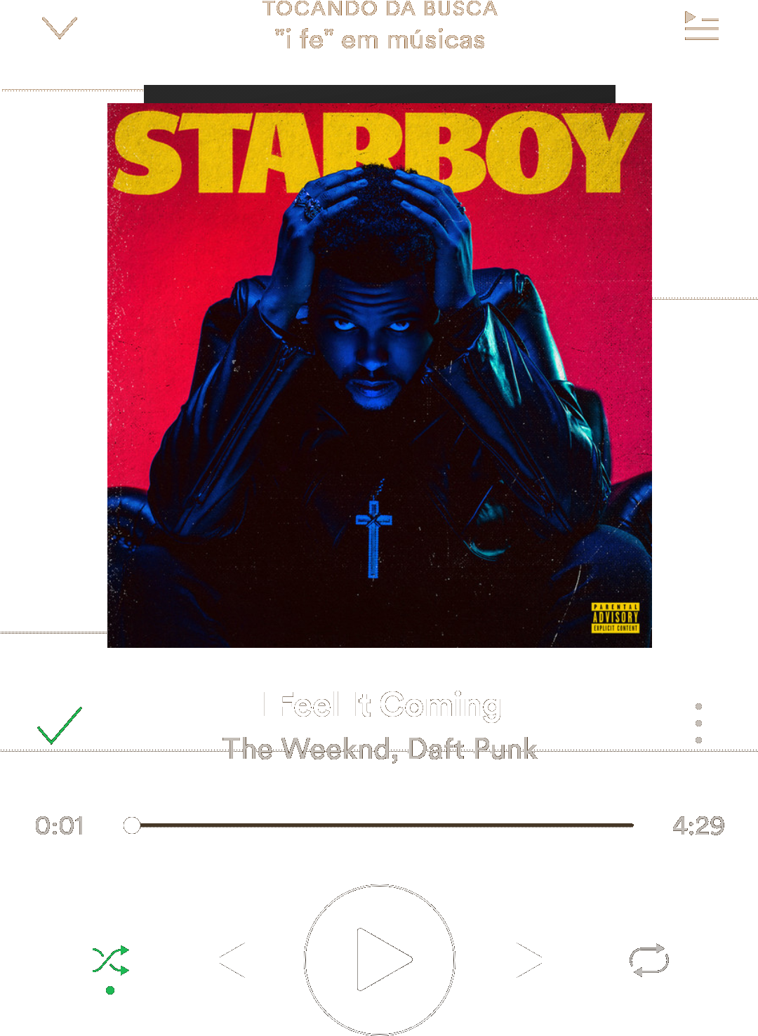 Transparent Spotify The Weeknd I Feel It Coming Now - Weeknd Starboy Album Cover (1080x1609), Png Download