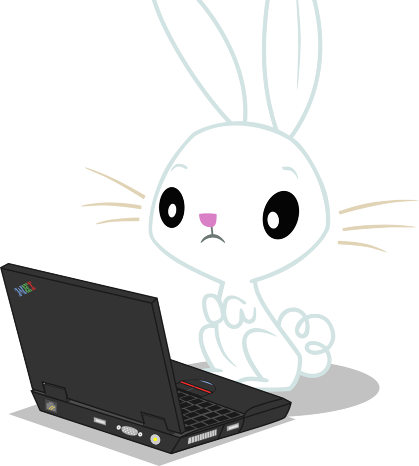 Angel Found A Thinkpad Vector By Cloud - Mlp Laptop Vector (848x943), Png Download