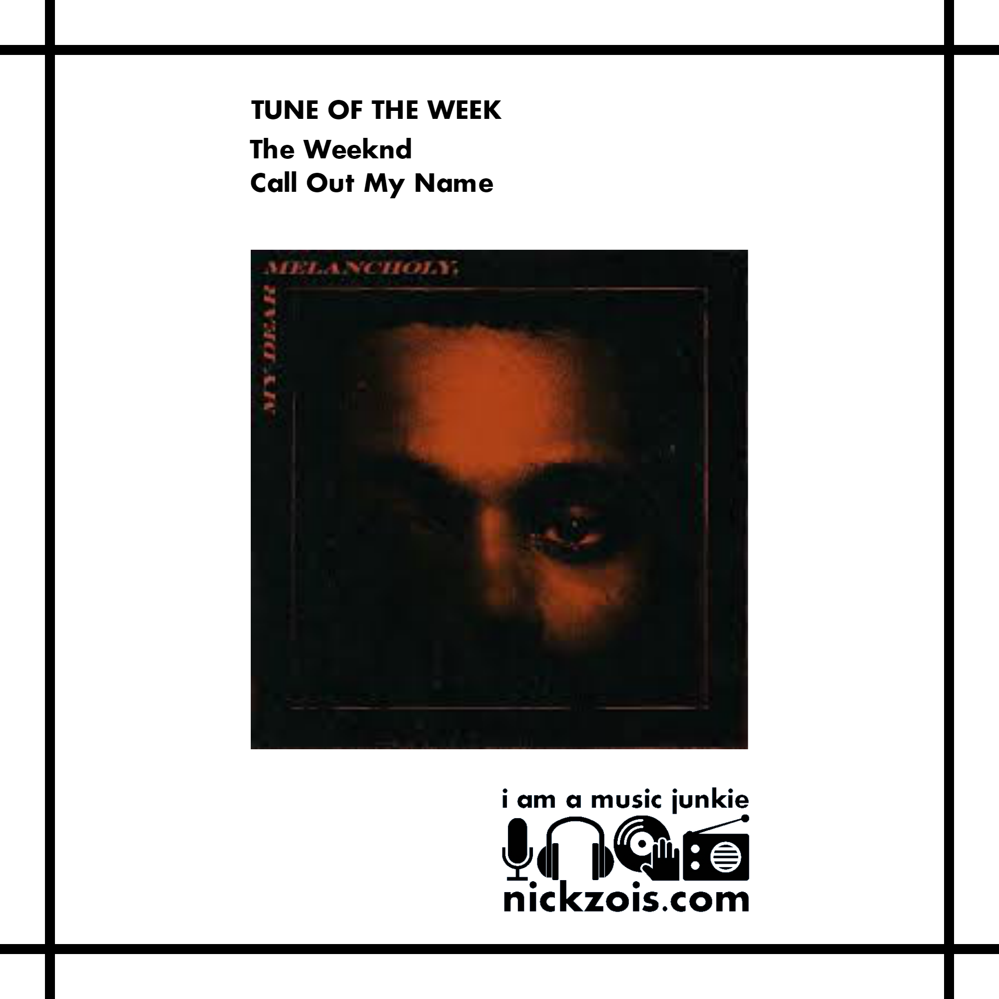 #totw Tune Of The Week - The Weeknd (2000x2000), Png Download