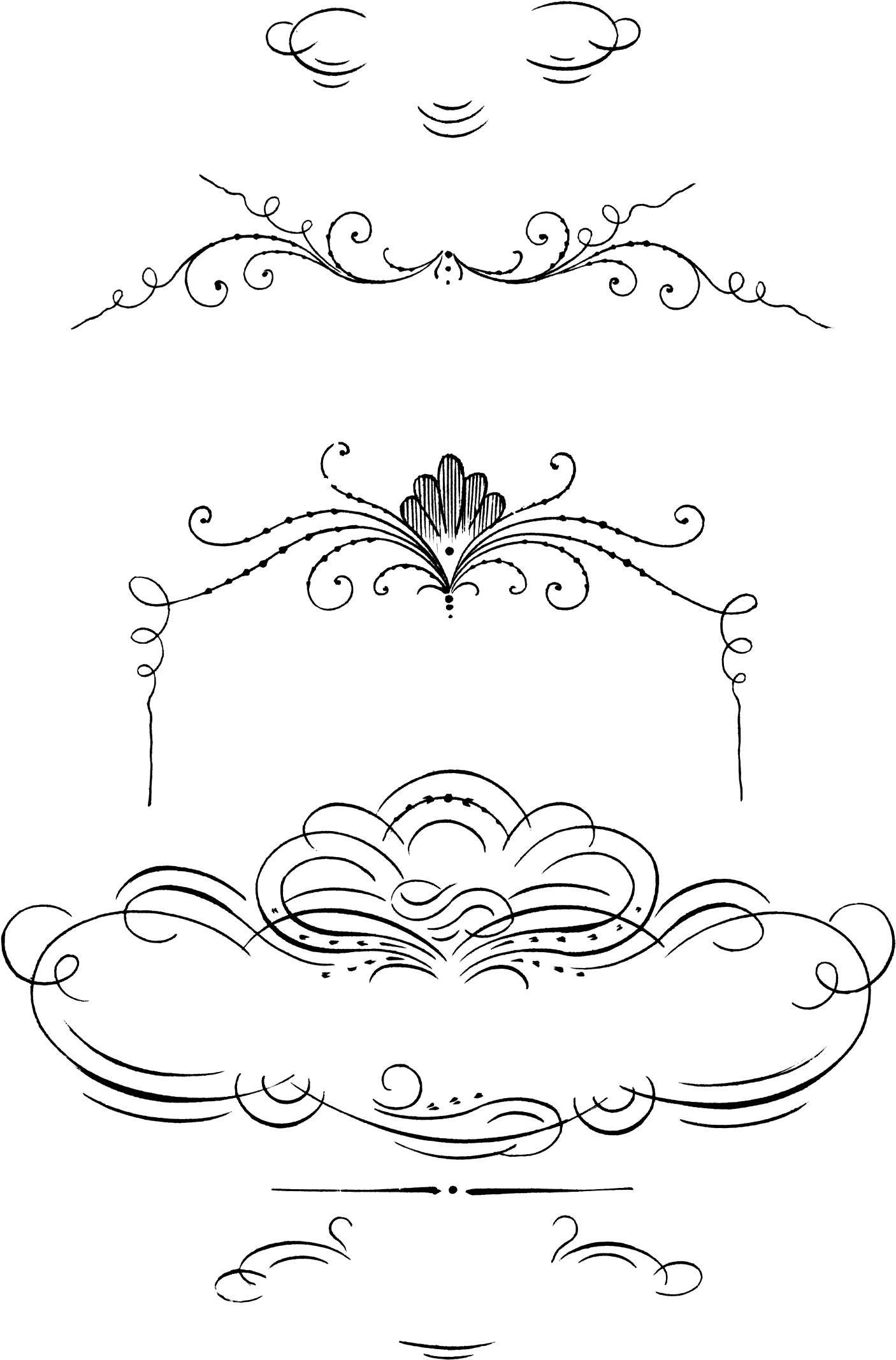 Calligraphy Png Transparent Hd Photo - Calligraphy Frame Png Free (1516x2297), Png Download