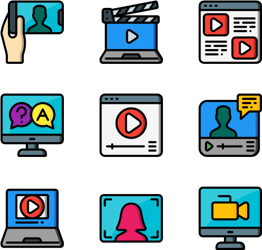 Video Blogging - Web Design (600x564), Png Download