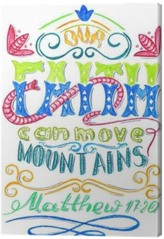 Our Faith Can Move Mountains - Drawing (400x400), Png Download