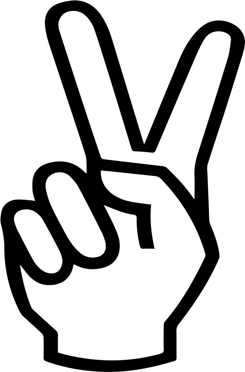 Related Wallpapers - Peace Sign Hand Svg (1275x1275), Png Download