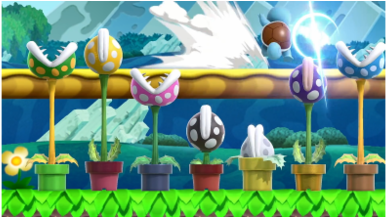 Piranha Plant Palette - Super Smash Bros. (1000x216), Png Download
