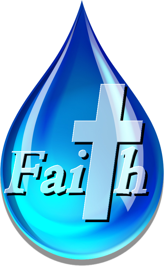Drop Of Faith Logo Shadow - Drop Of Faith (551x891), Png Download