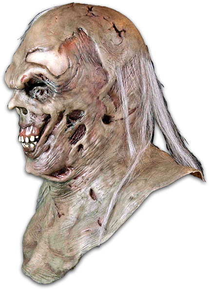 Water Zombie Halloween Mask - Go Halloween Superstore Water Zombie Halloween Mask (436x639), Png Download