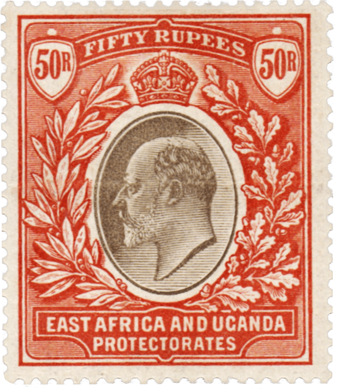 Download East Africa Fifty Rupees Stamp Early British Stamps PNG download-east-africa-fifty-rupees-stamp-early-british-stamps-png