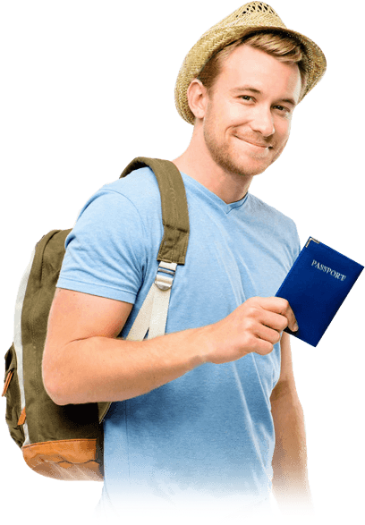 Top Shuttle Miami - Tourist Male Png (515x594), Png Download