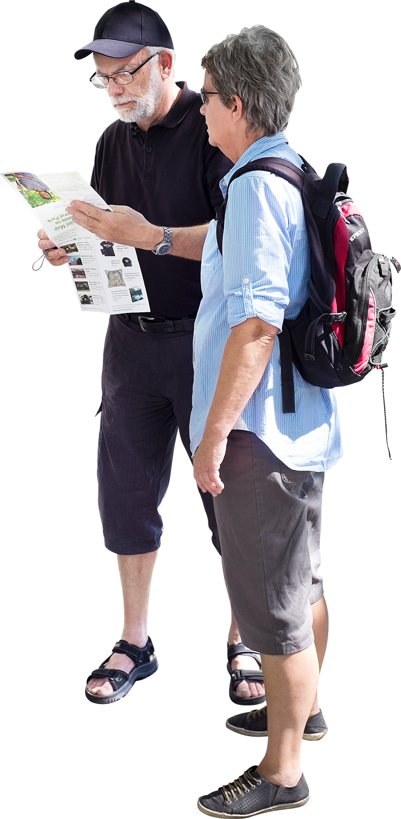 I And B-å Lost In Central Park - Lost People Png (501x1024), Png Download