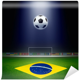 Soccer Stadium Wall Mural - Football (400x400), Png Download