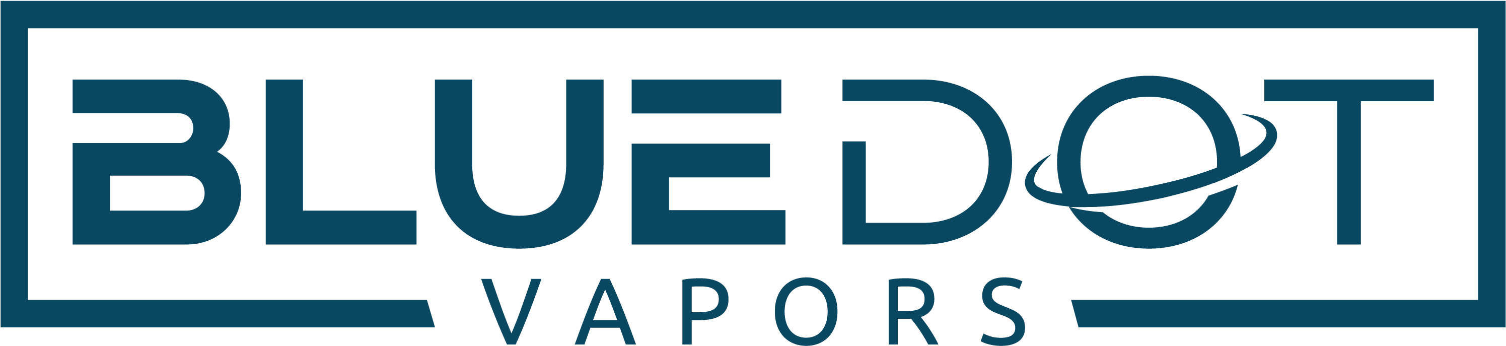 Welcome - Blue Dot Vapors (3509x1098), Png Download