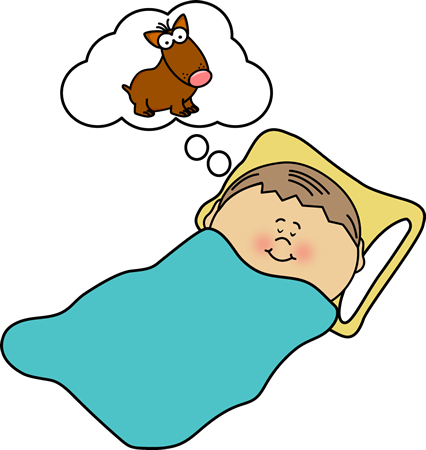 Clip Art Images Child Sleeping Boy Dreaming - Dreaming Clipart (426x450), Png Download