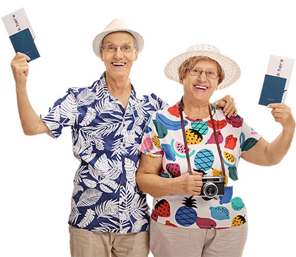 Contact Us - Tourist Couple Png (595x500), Png Download