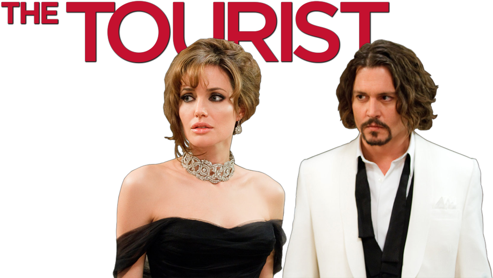 The Tourist Image - Angelina Jolie In The Tourist (1000x562), Png Download