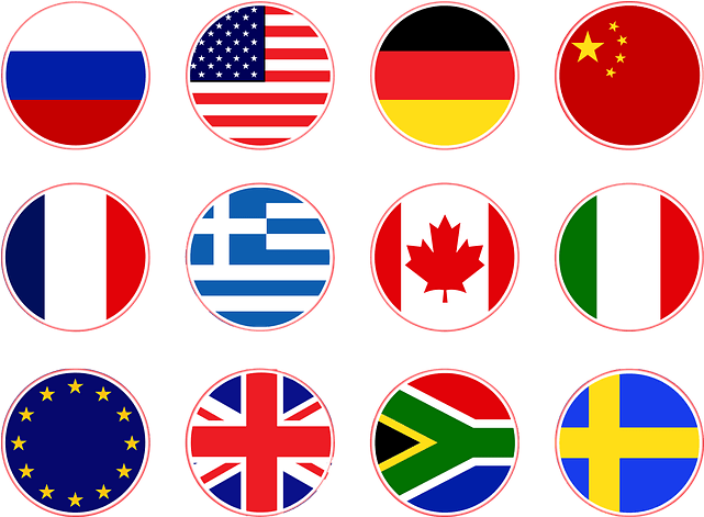 Russia, Usa, Germany, China, France, Canada, Italy, - French British And Spanish Flags (480x480), Png Download