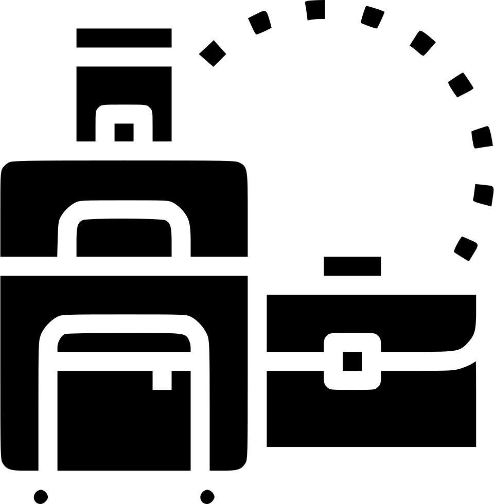 Png File - Baggage (960x980), Png Download