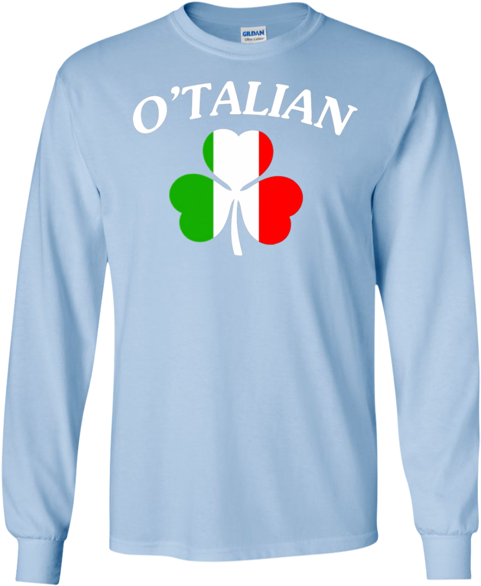 O'talian Italy Flag Italia Funny Sweatshirt - Gucci T Shirt Wolf (1155x1155), Png Download