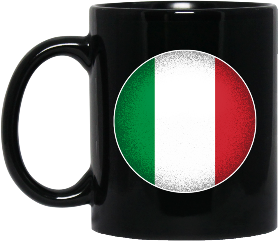 Italy Flag Mugs - Mug (960x960), Png Download