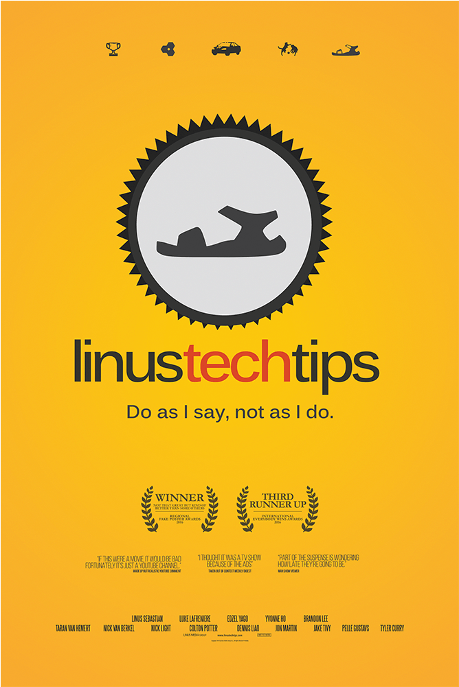 Linus Tech Tips Do As I Say Not As I Do (1000x1000), Png Download