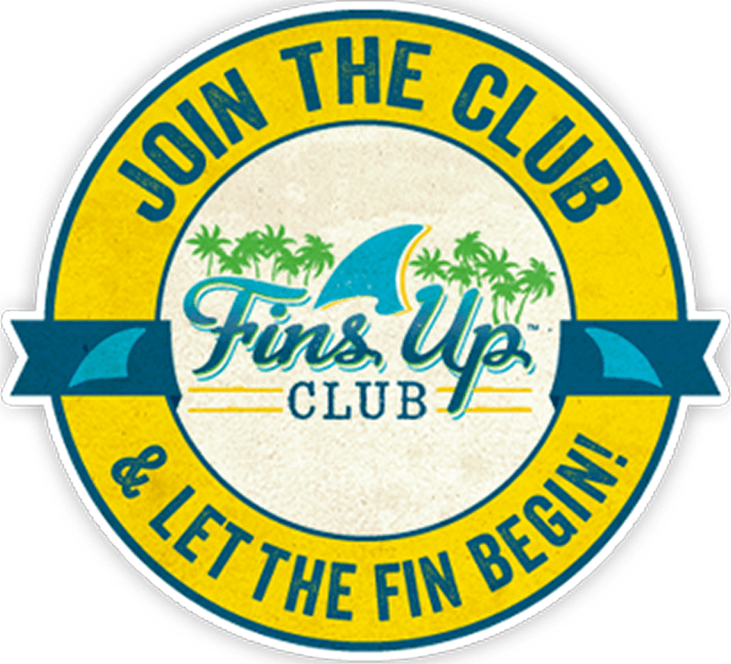 Fins Up Club - Fins Jimmy Buffett (800x727), Png Download