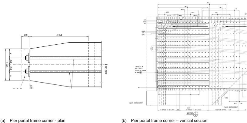 Pier Portal Frame Corner Details - Science (850x417), Png Download